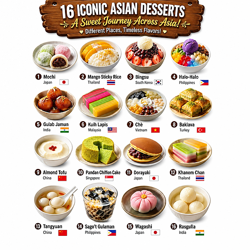 Asian Sweet Snack Glossary