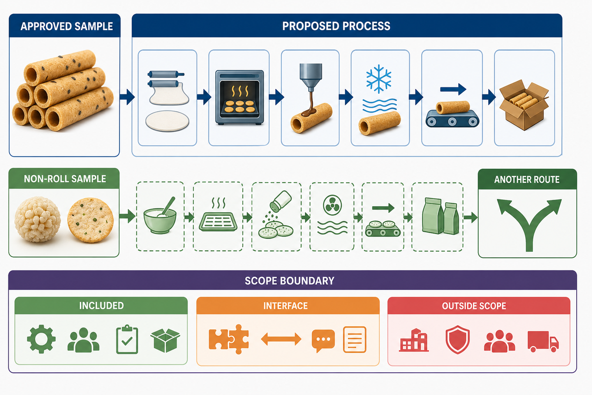 From reference sample to process steps — UDTECH