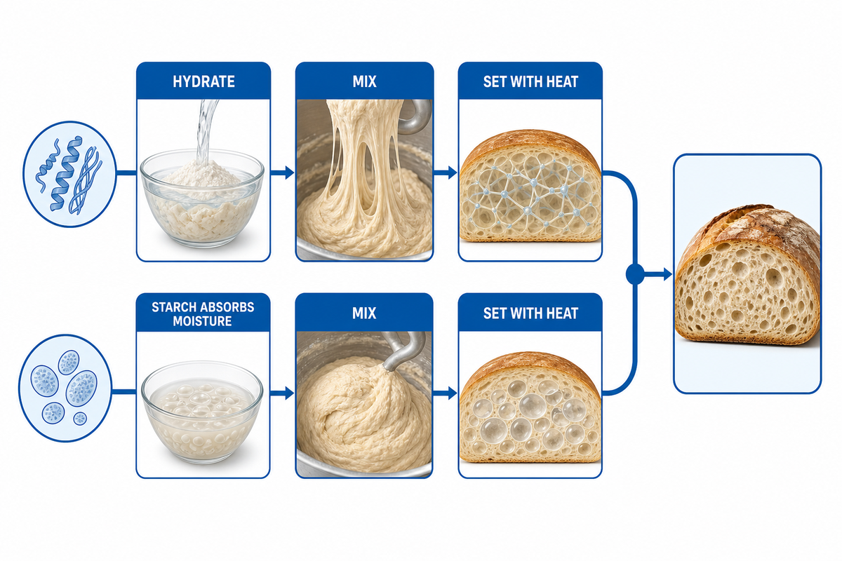 Flour and starch build the framework — UD Company