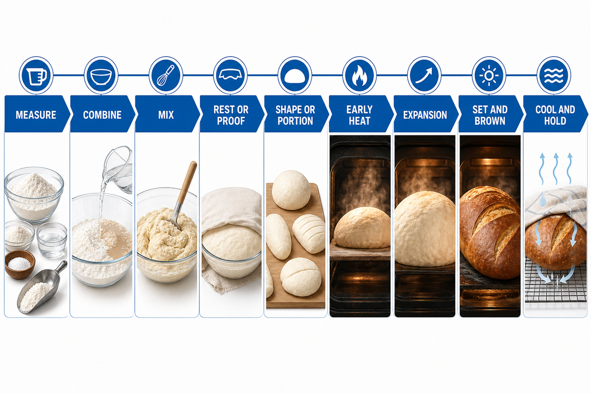 Follow the Bake-Stage Lens from mixing to cooling — UD Company