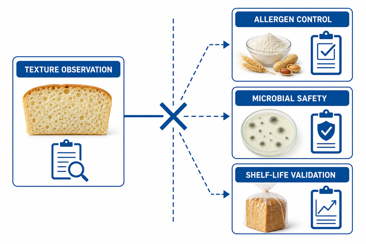 Keep allergens, food safety and shelf life separate from texture — UD Company