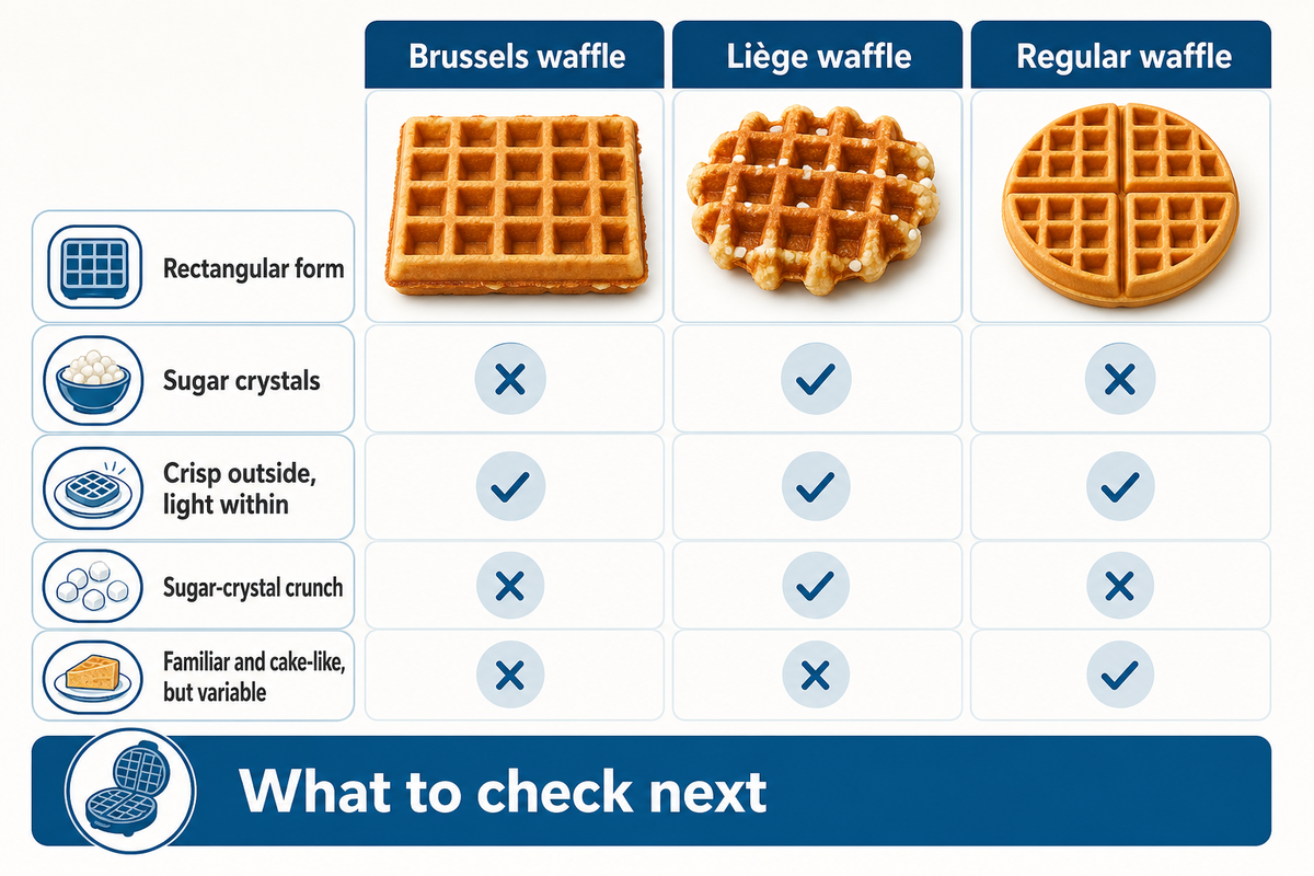 Belgian vs Regular Waffles at a Glance — UD Company