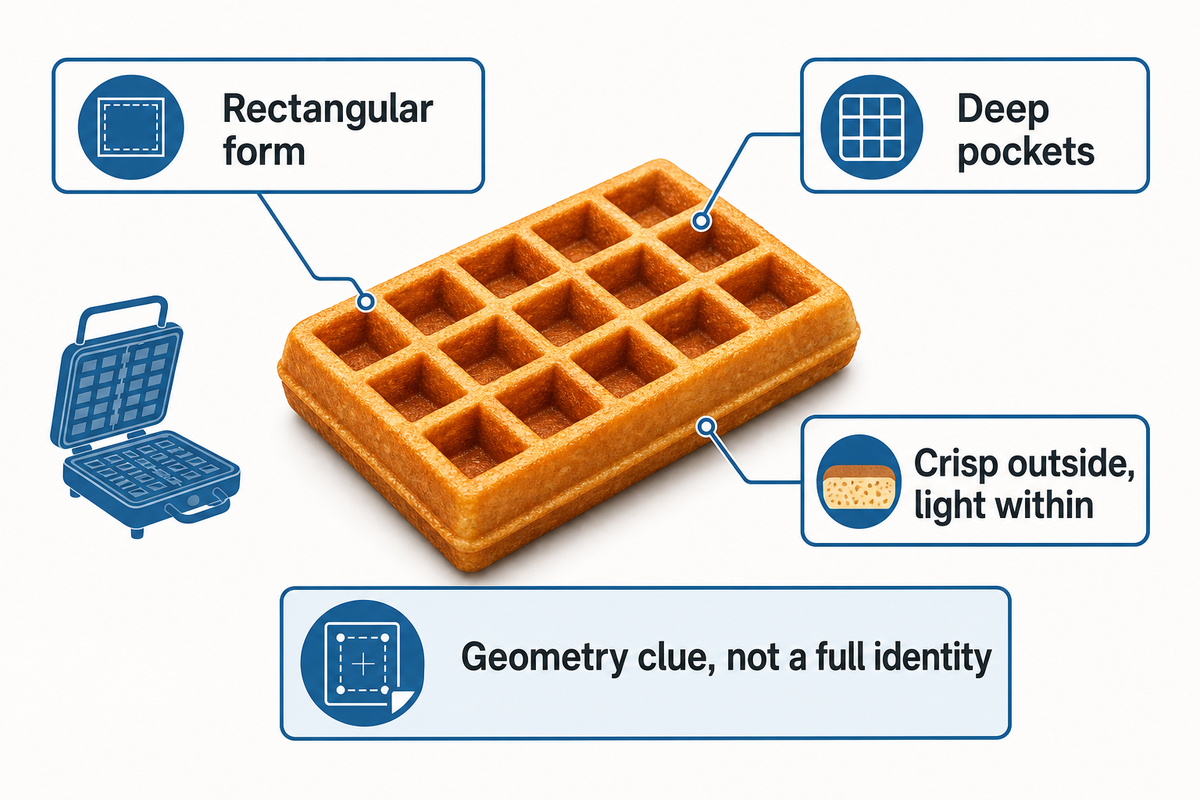 Brussels Waffles: Light Interior, Deep Pockets, and a Crisp-Soft Contrast — UD Company