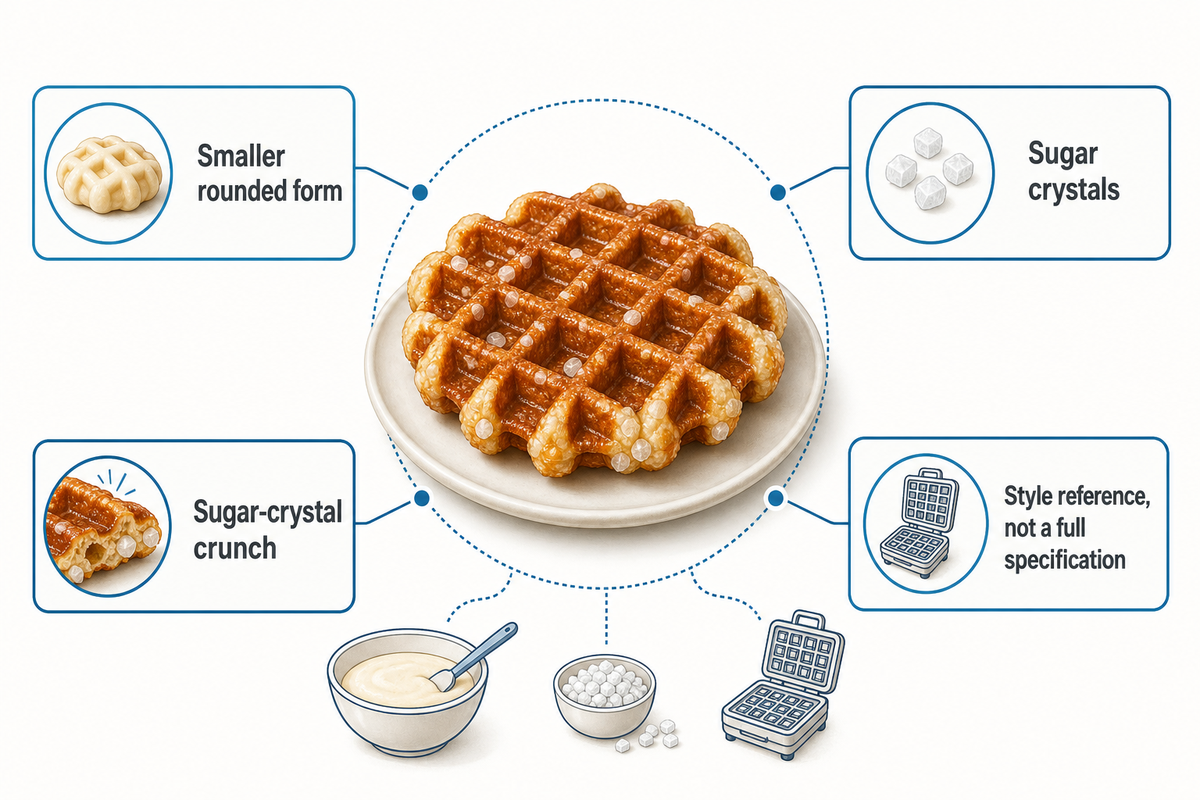 Liège Waffles: Form, Sugar Crystals, and a Distinct Style — UD Company