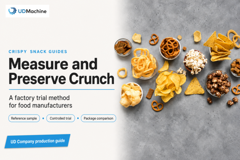 Crispy Snack Guides: 3-Point Factory Test for Crunch