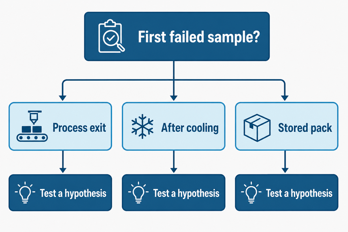 Diagnose a Failed Sample Without Guessing at the Fix — UD Company