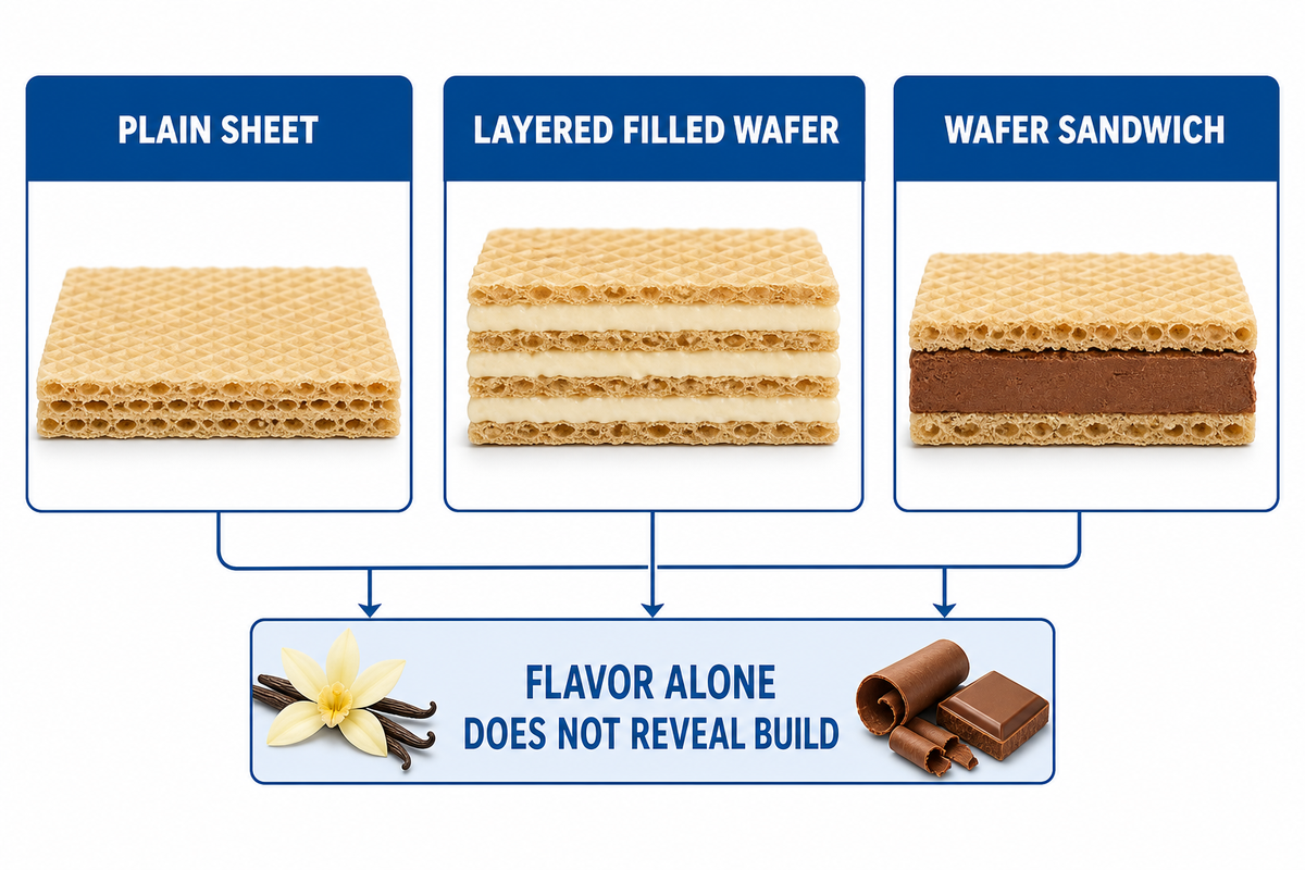 Plain wafer sheets and layered filled wafers — UD Company
