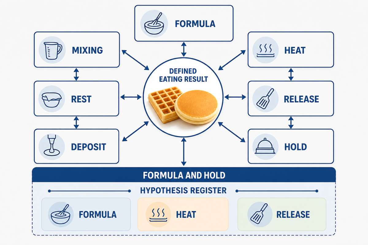 Build batter around the target eating texture — UDTECH