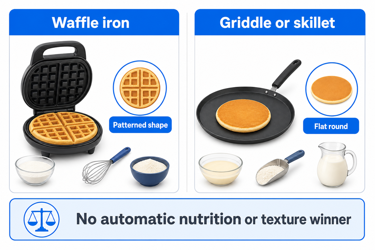 Waffles vs Pancakes at a Glance — UD Company