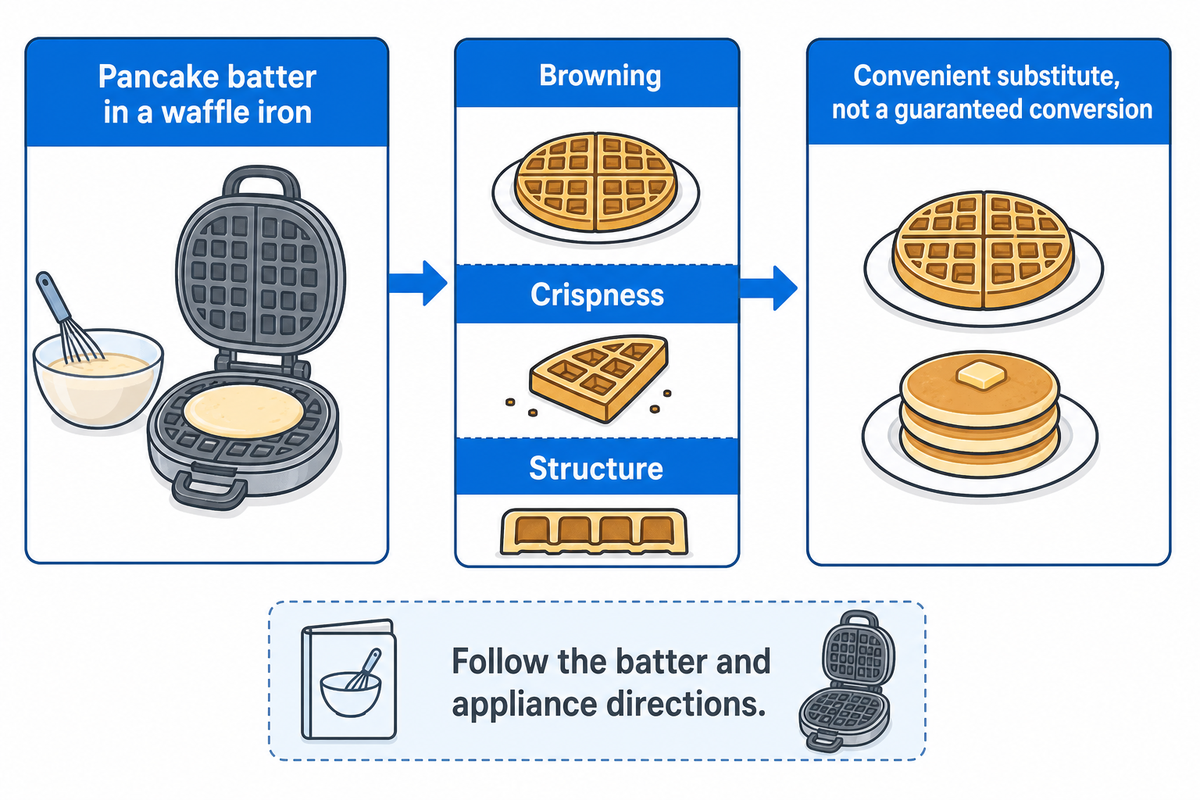 Can Pancake Batter Go in a Waffle Maker? — UD Company