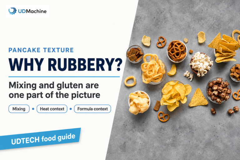 Why Are My Pancakes Rubbery? Mixing and Gluten