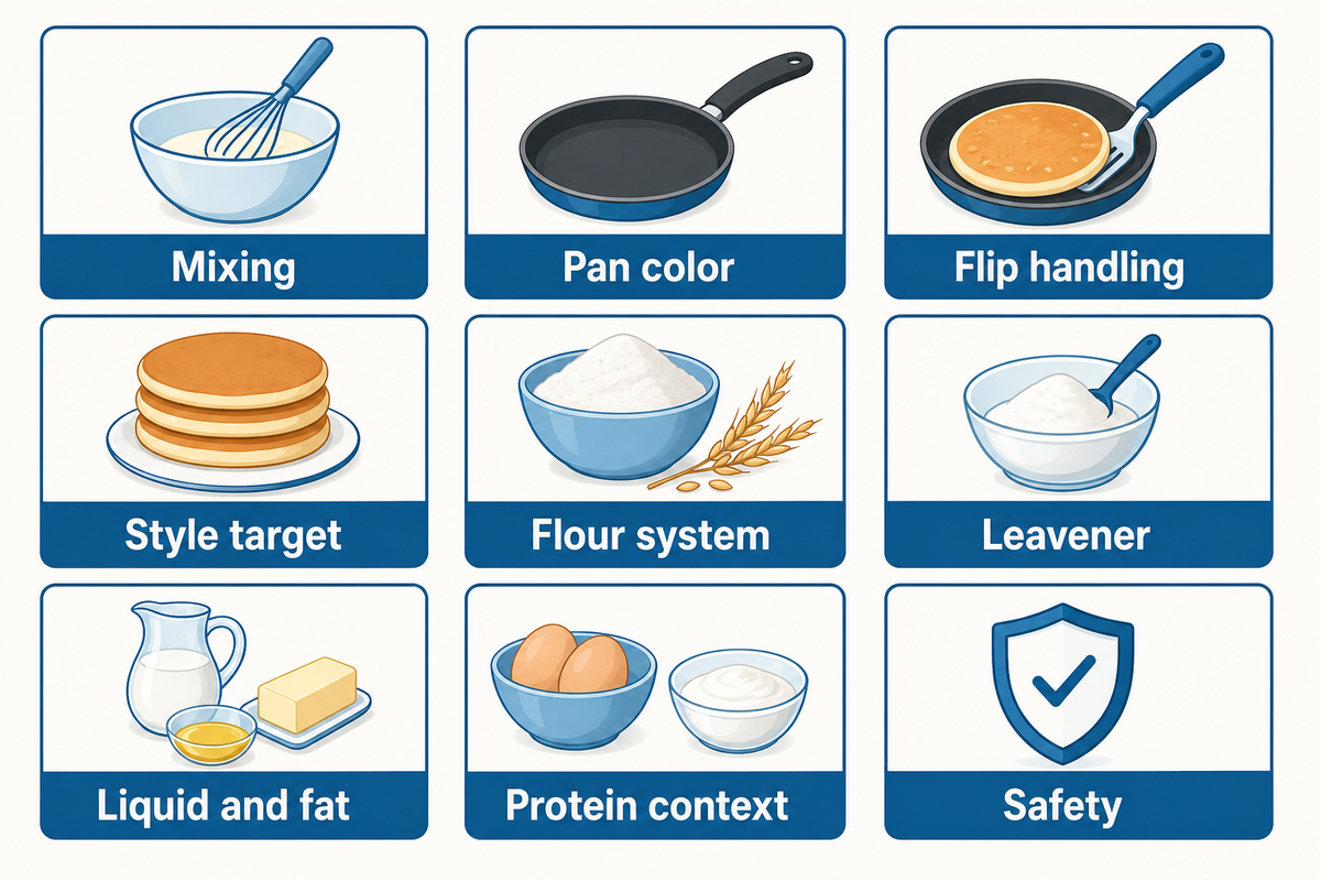 Use the 9-Point Pancake Texture Comparison Card — UD Company
