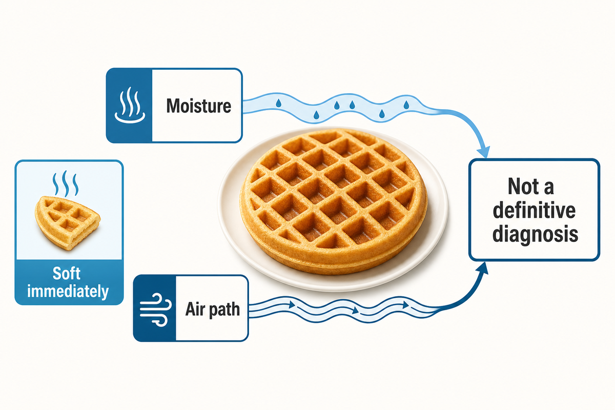 Why waffles turn soggy after cooking — UD Company